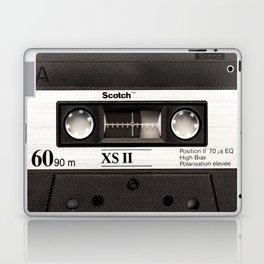 Cassette Tape Black And White #decor #society6 #buyart Laptop Skin