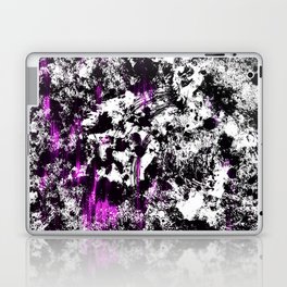 White, black and little pink Laptop Skin