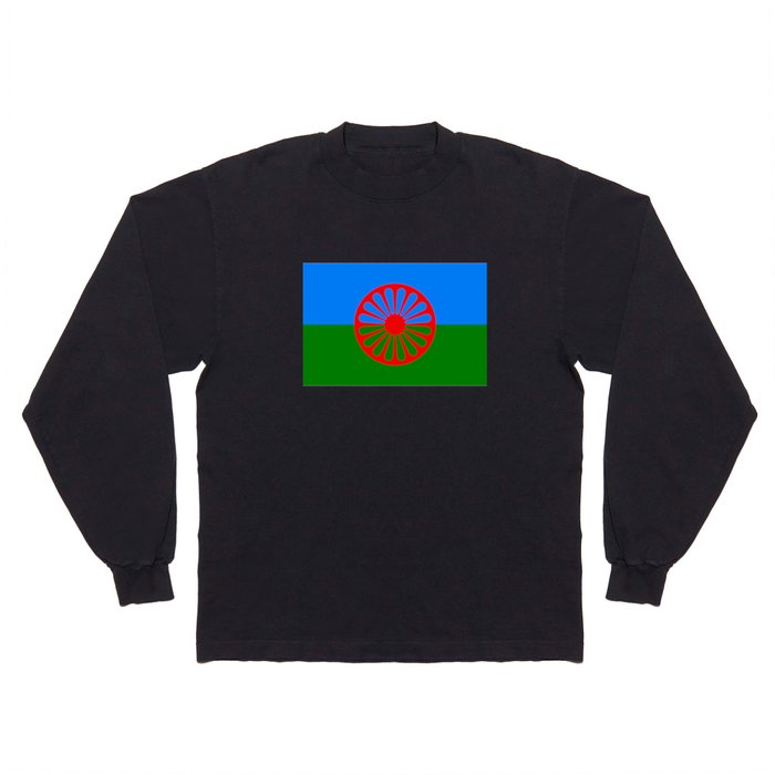 Romani Flag Long Sleeve T Shirt