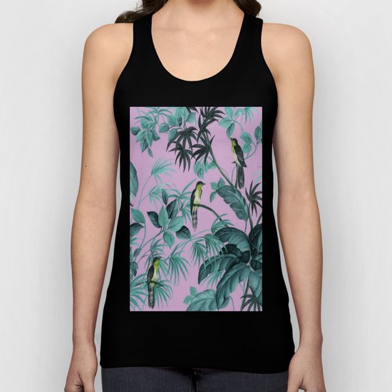 Birds and leaves Unisex Tank Top