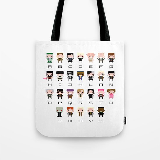 Harry Potter Alphabet Tote Bag
