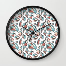 Diamonds are forever Pattern 2 Wall Clock | Movie, Graphicdesign, Hard, Chain, Show, Money, Forever, Rich, Luxury, Bling Bling 