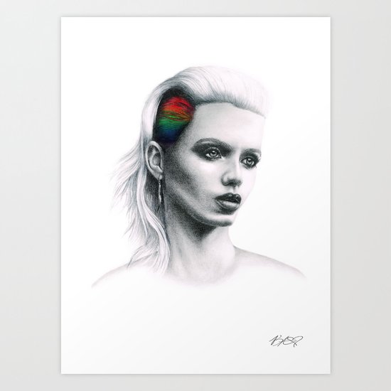Fashion Rainbow. Art Print