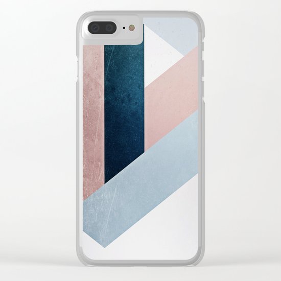 Complex Triangle Clear iPhone Case