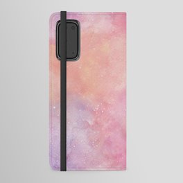 Pink Galaxy Android Wallet Case