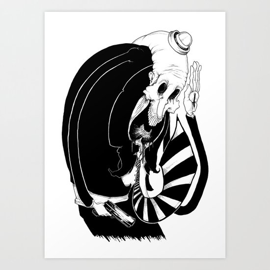 Marmalade Grim Art Print