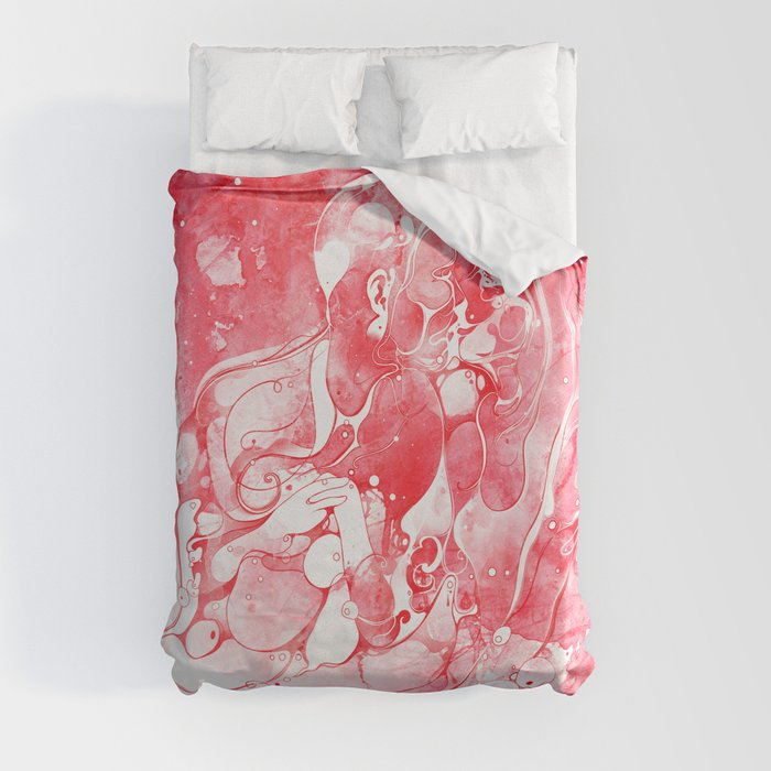 Love Is Red Duvet Cover