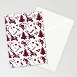 Krampus Folk Art Surface Pattern Christmas 2022 2023 Stationery Card