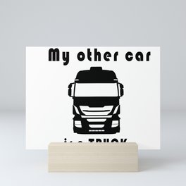 Truck Driver 3  Mini Art Print