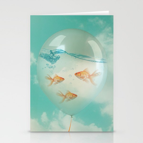balloon fish 03 Stationery Cards