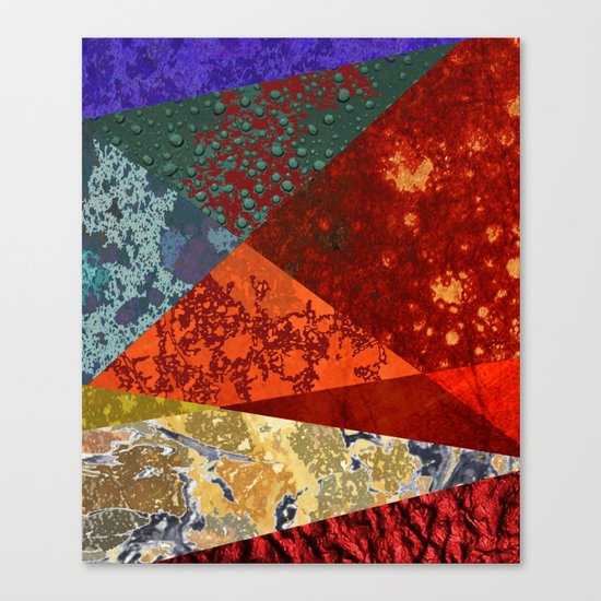 Abstract #300 Oxidation Canvas Print
