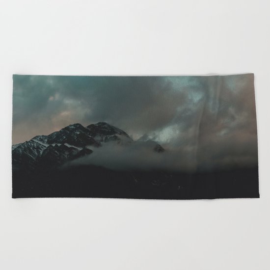 Mountain in the Clouds Beach Towel