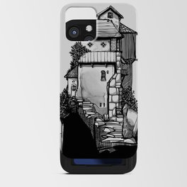 Black and White House iPhone Card Case