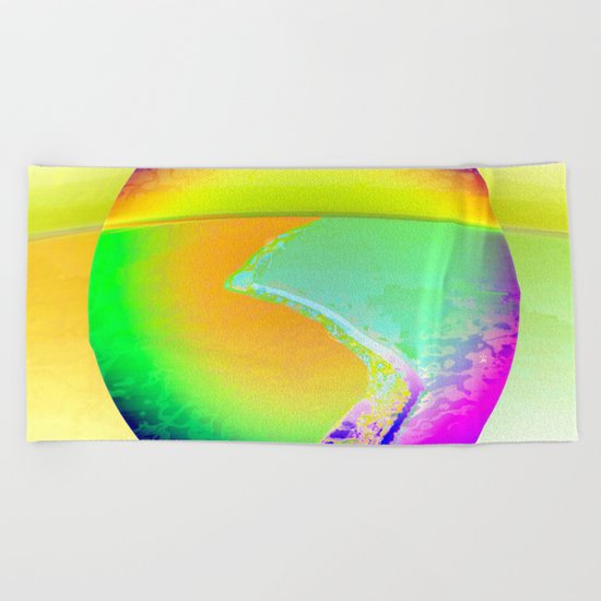 Iceberg A68 - Ultraviolet Beach Towel