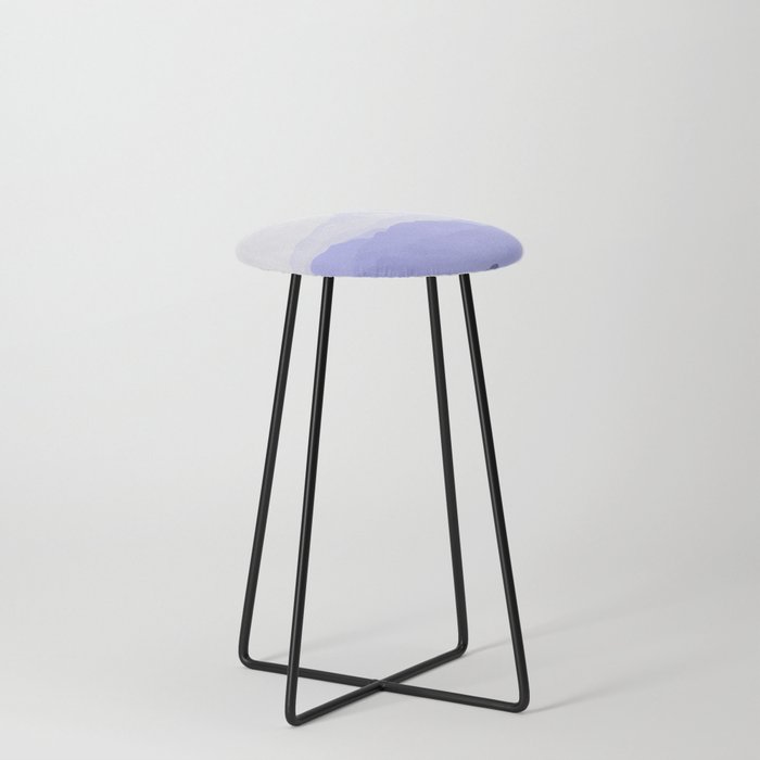 Very Peri Periwinkle Mountain Layers Adventure 2022 Color Of The Year Counter Stool