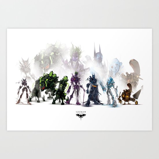 Gears Linup Art Print