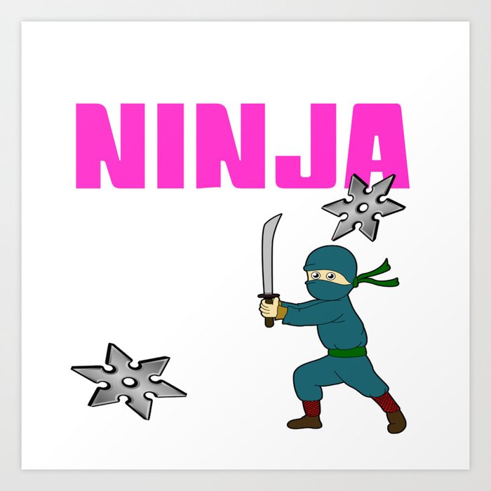 Birthday Ninja Party Samurai Ninjas Gift Japanese Ninja Stars