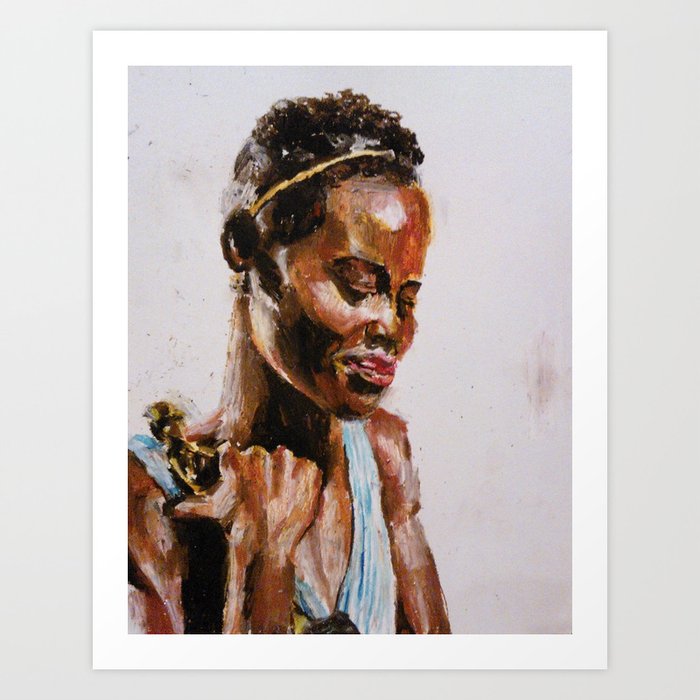  "No matter where you're from, your dreams are valid." - Lupita Nyong'o Art Print