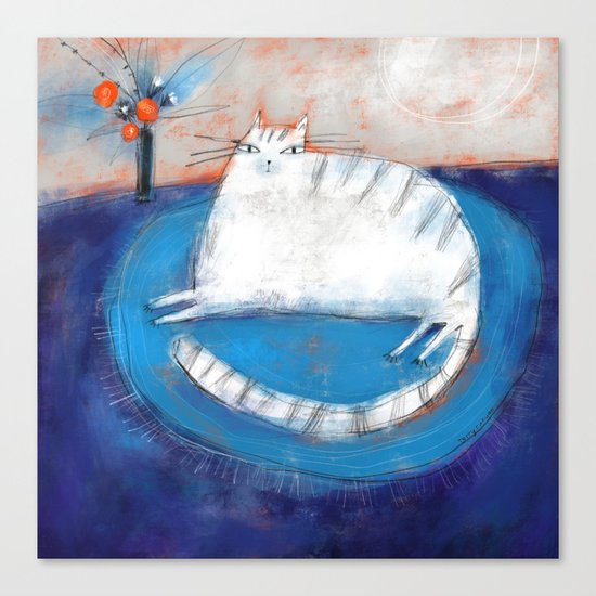 FRINGED RUG Canvas Print