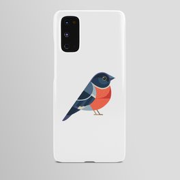 Funny Bullfinch. For Christmas decoration, posters, banners, sales and other winter events.  Android Case