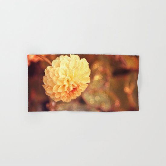 Autumn dahlia Hand & Bath Towel
