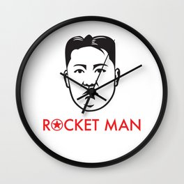 "Rocket Man" Kim Jong-un Wall Clock