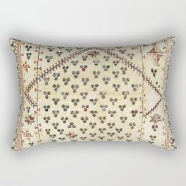 Selendi West Anatolia 16th Century Rug Print Rectangular Pillow