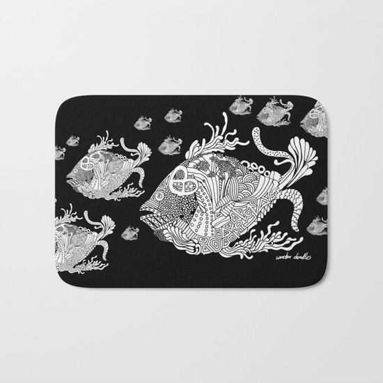 Dragon Fish Bath Mat