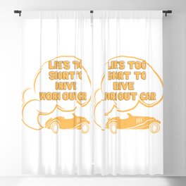 Life's too short to drive Classic Cars, Vintage, Car Lovers  Gifts  Blackout Curtain
