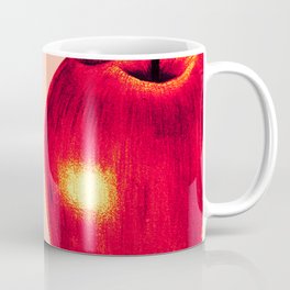 Red Apple Illustration Coffee Mug