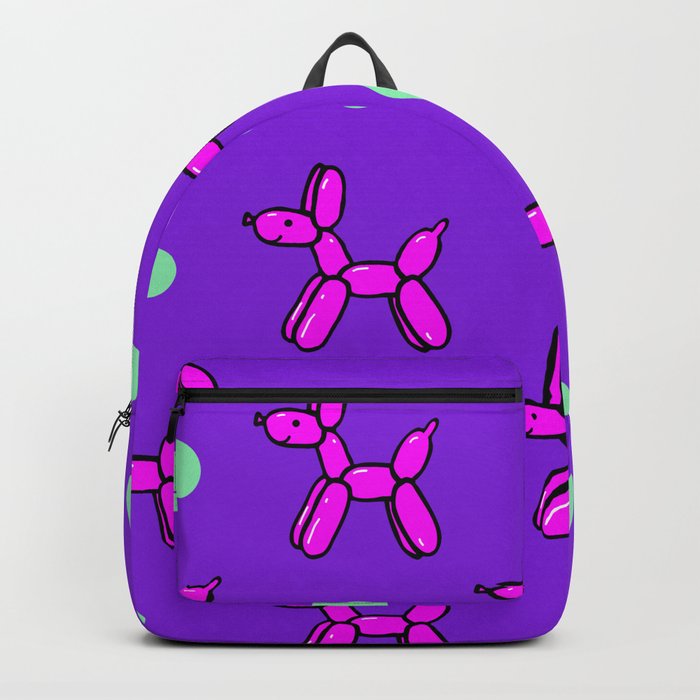 Balloon Dogs in Pink and Purple Backpack