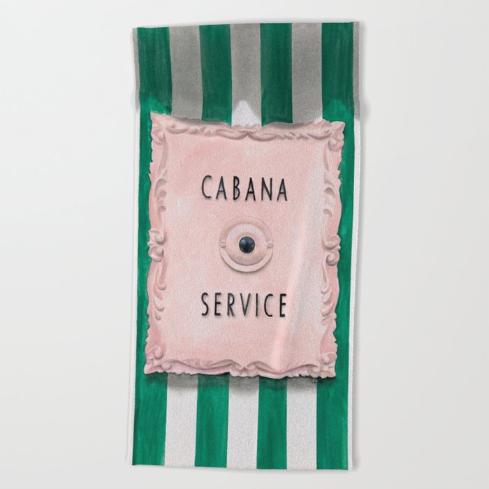 Press For Cabana Service Beach Towel