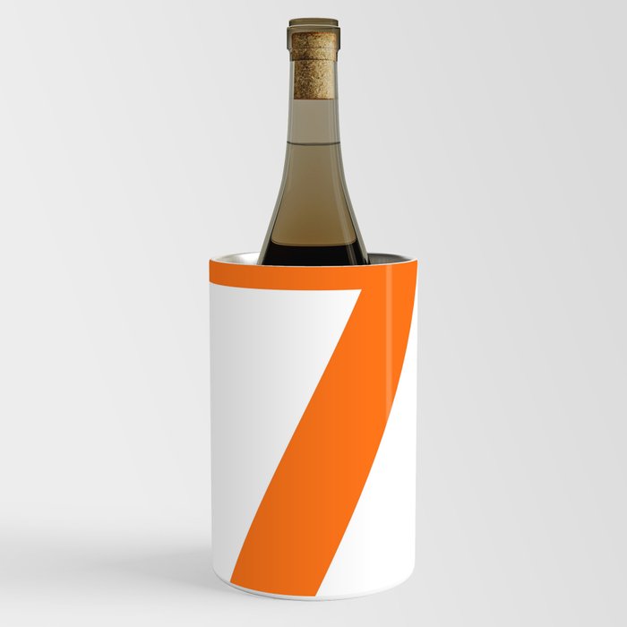 Number 7 (Orange & White) Wine Chiller