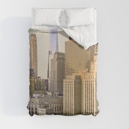 New York City Skyline Minimalist Duvet Cover