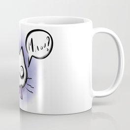 George, the creepy cat Coffee Mug | Drawing, Poome, Cat, Chat, Nya, Digital, Creepy, Miaou 