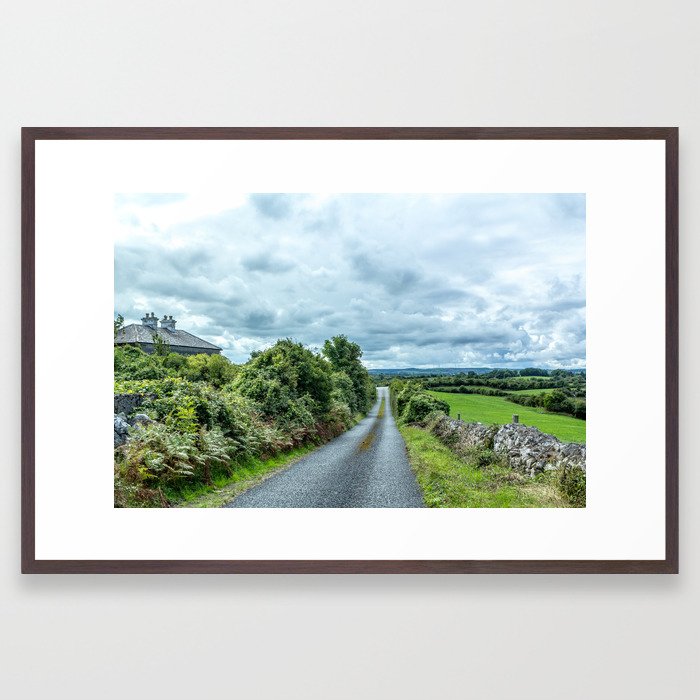 The Rising Road, Ireland Framed Art Print