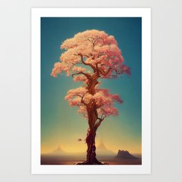 Lost Tree of Life Art Print