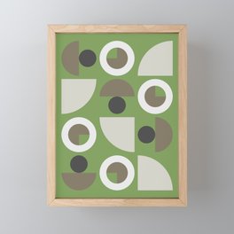 Classic geometric arch circle composition 27 Framed Mini Art Print