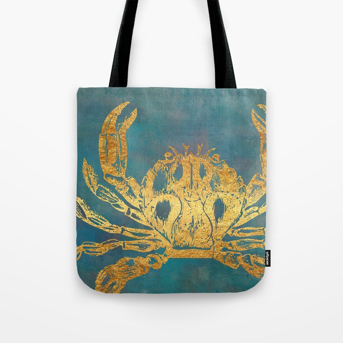 Deep Sea Life Crab Tote Bag