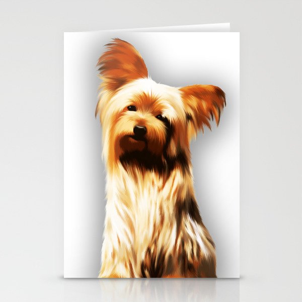 Yorkshire Puppy Tiny Dog Stationery Cards