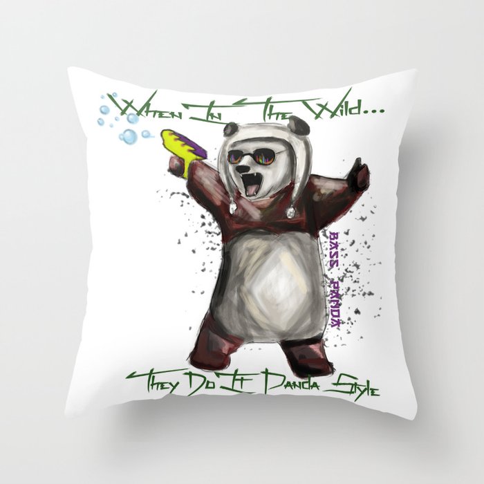 Panda Style Throw Pillow