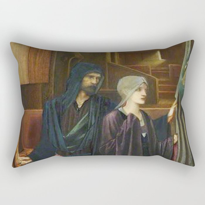  The Wizard - Edward Burne-Jones Rectangular Pillow