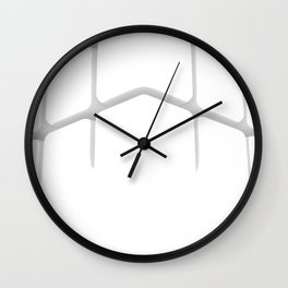HI Challenges: cubed up, crossed out, hashed out - "#hilitelife" Wall Clock