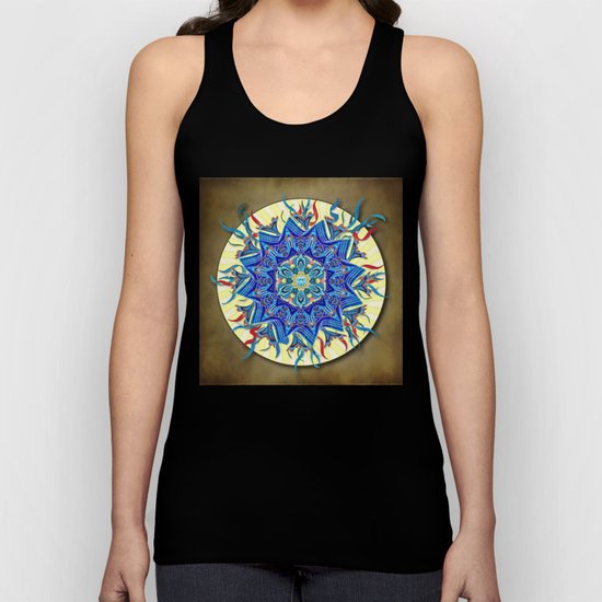 Smiling Mandala Unisex Tank Top