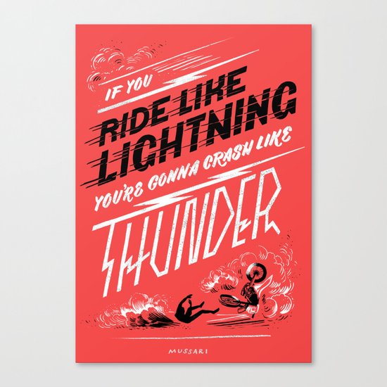 LIGHTNING Canvas Print