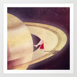 Saturn Child Art Print
