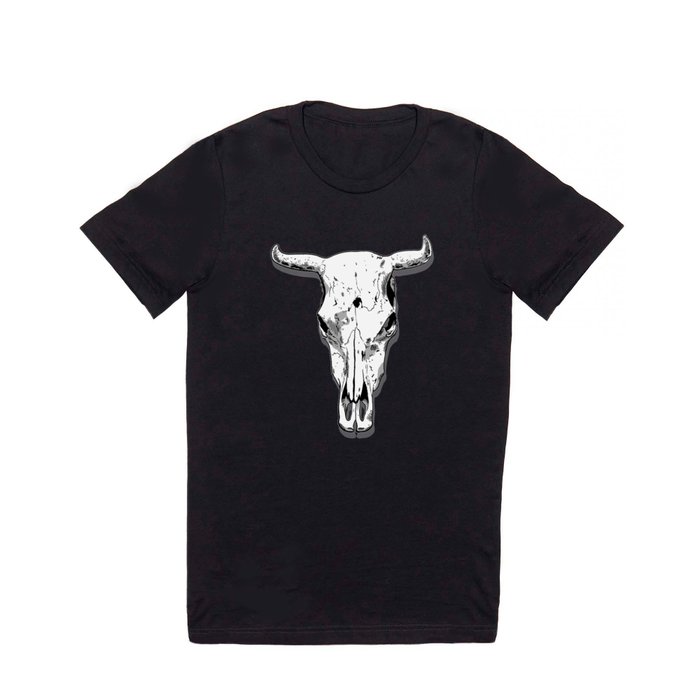 Longhorn skull T Shirt