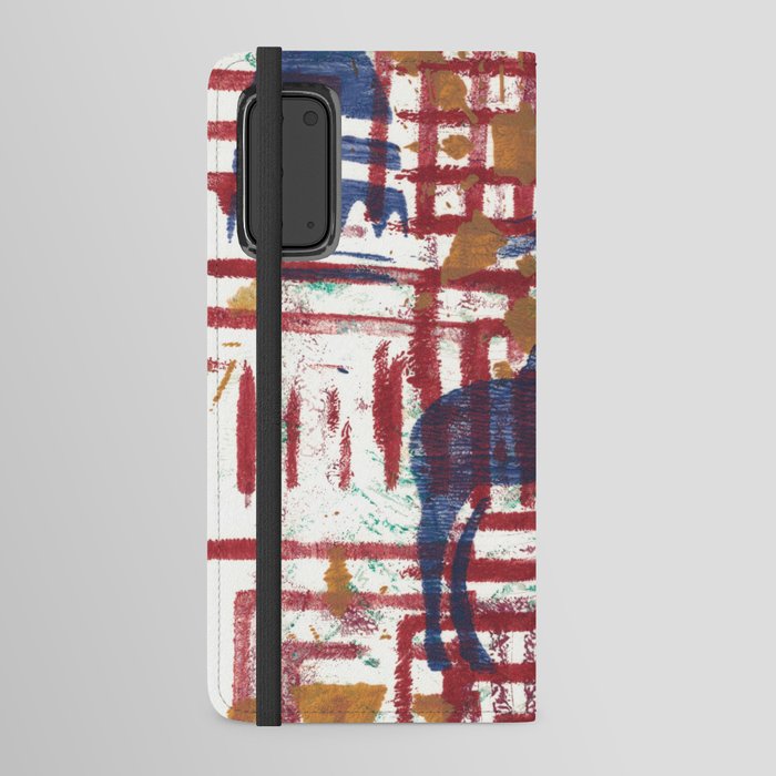 Motif Blues 211 Android Wallet Case