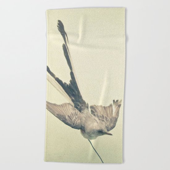 Bird Study #1 Beach Towel