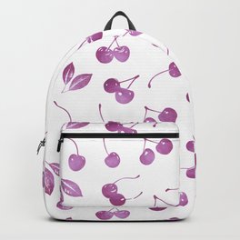 Ripe cherry seamless pattern Backpack